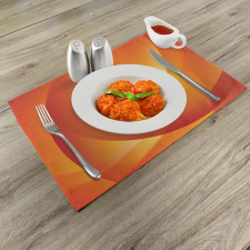 Colorful Twist Lines Place Mats