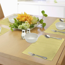 Retro English Yellow Place Mats