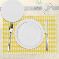 Retro English Yellow Place Mats