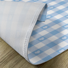 Gingham with Hearts Place Mats