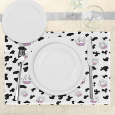 Animal Hide Design Place Mats