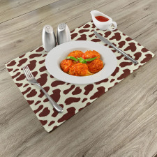 Cattle Skin with Spot Place Mats