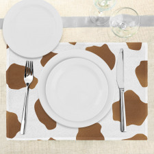 Brown Spots on Cow Place Mats