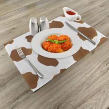 Brown Spots on Cow Place Mats