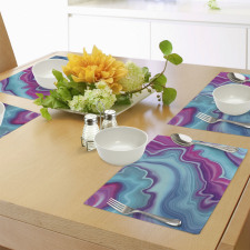 Abstract Color Formation Place Mats