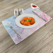 Pastel Cloudy Antique Place Mats