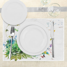 Floral Jungle Summer Place Mats