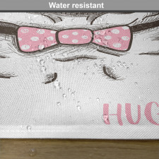 Pug with Bow Glasses Place Mats