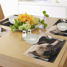 Puppy Photograph Animals Place Mats