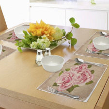 Pink Bouquet of Flowers Place Mats