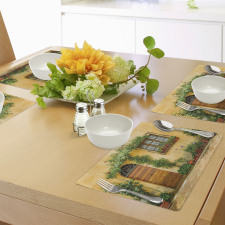 City Life in Tuscany Place Mats