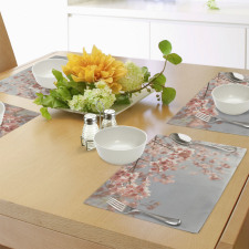 Scenery Sakura Trees Place Mats