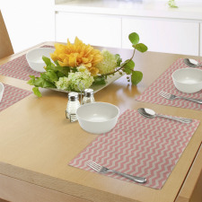 Chevron Zigzag Vintage Place Mats