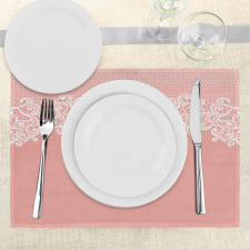 Floral Wedding Theme Place Mats