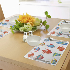 Teapots Design Place Mats