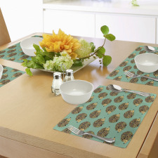 Cartoon Style Fun Place Mats