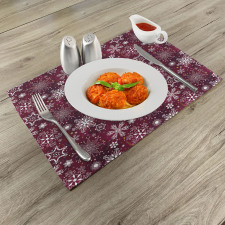 Flakes Colorful Place Mats