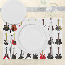 Instruments Acoustic Place Mats