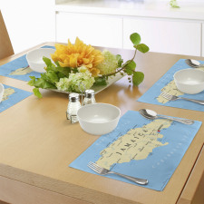 Caribbean Sea Tropic Place Mats