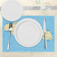 Caribbean Sea Tropic Place Mats