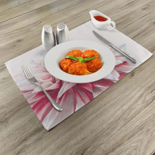 Close up Floral Blossom Place Mats