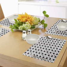 Retro Style Atomic Place Mats