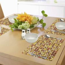 Design Retro Square Place Mats