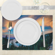 Sundown in the Woods Place Mats