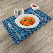 Swirl Waves Hellenic Place Mats