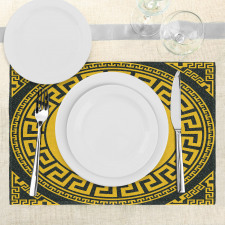 Sun Inspired Circle Place Mats