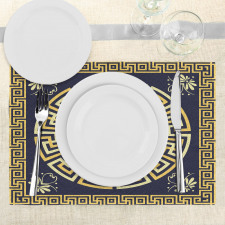 Retro Spring Meander Place Mats