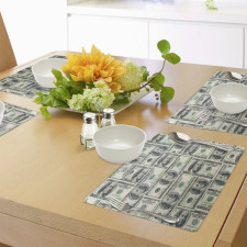 Bills with Ben Franklin Place Mats