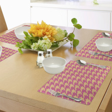 Pastel Colored Ikat Place Mats