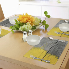 Vintage Wooden Board Place Mats