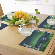 Snowy Hills of Arctic Place Mats