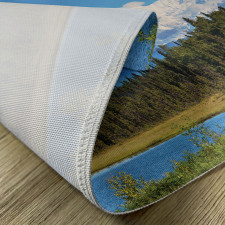 Snow Covered Mountain Place Mats