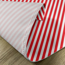 Diagonal Red Lines Place Mats