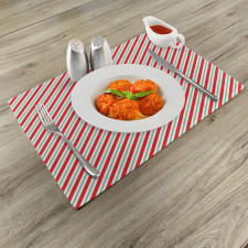 Bicolor Stripes Place Mats