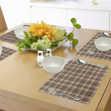 Old Fashioned Tartan Place Mats