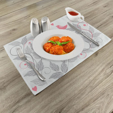 Retro Love Birds Place Mats