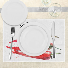 Chili Pepper Hot Spicy Place Mats