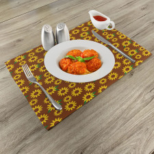 Cartoon Blossoms Place Mats