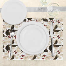 Chinese Plum Pattern Place Mats