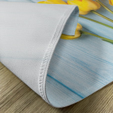 Yellow Flowers Rustic Place Mats