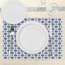 Rhombuses and Flowers Place Mats