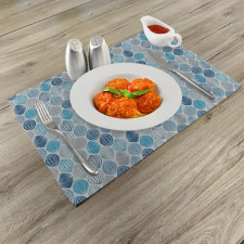 Round Shapes Design Place Mats