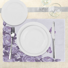 Bridal Roses Butterflies Place Mats