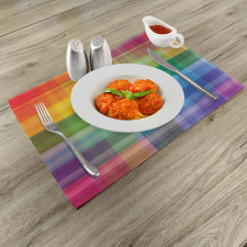 Retro Plaid Place Mats