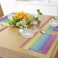 Retro Stripes Place Mats