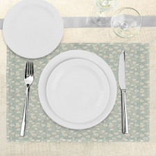 Pastel Gourd Field Pattern Place Mats